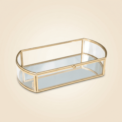 Vesperys, boîte à bijoux en verre transparent classique, modèle grande taille